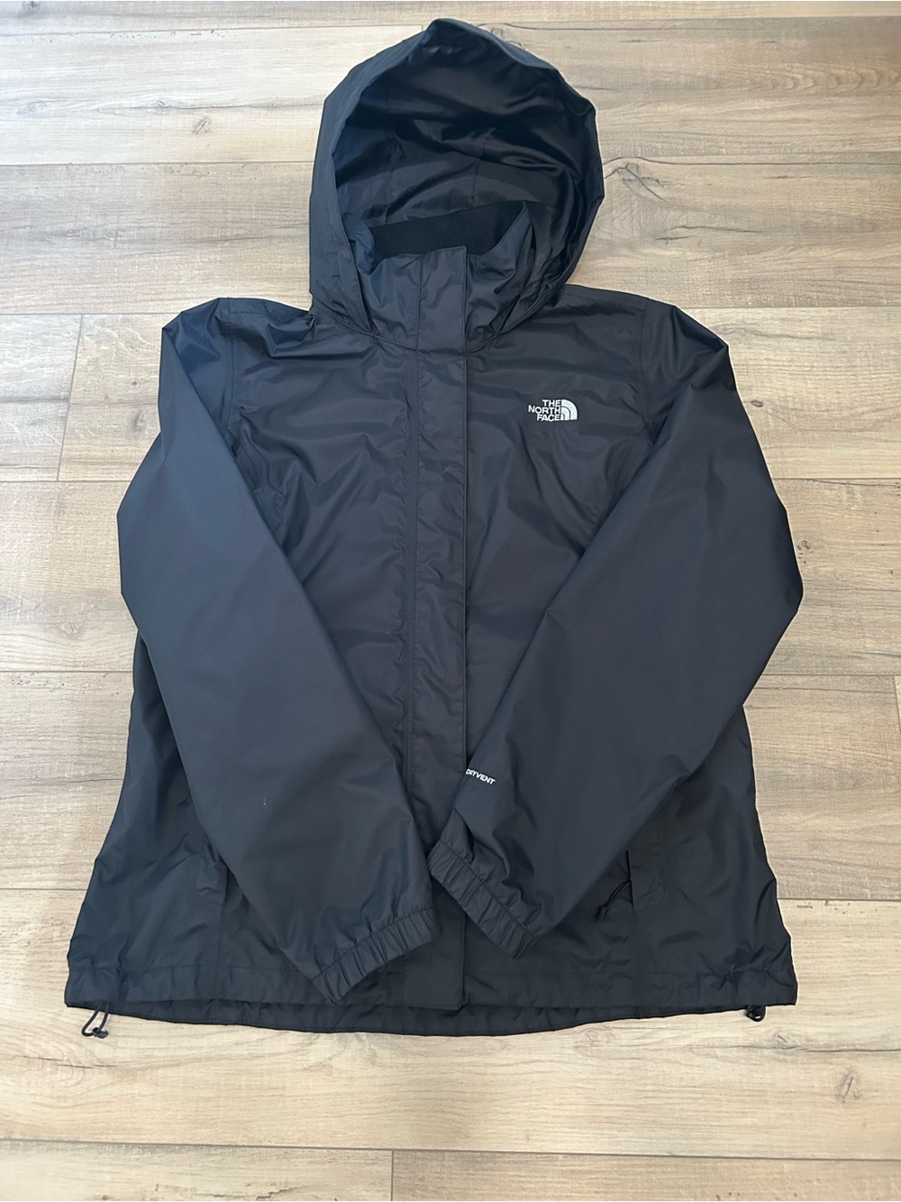 The North Face Black Mesh-Lined Hooded Jacket